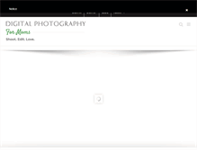 Tablet Screenshot of digitalphotographyformoms.com